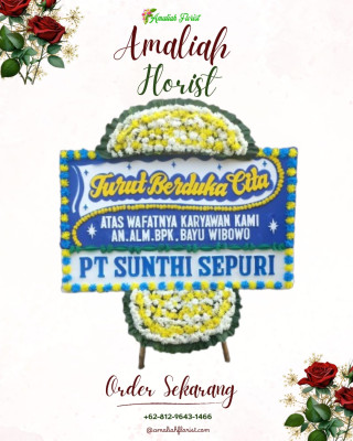 Papan Bunga Duka di Poka
