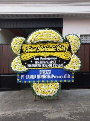 Papan Bunga Duka di Poka